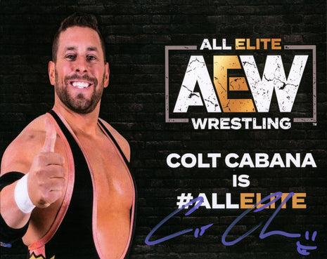 Colt Cabana signed 8x10 Photo