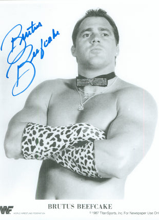 Brutus Beefcake signed 8x10 Photo