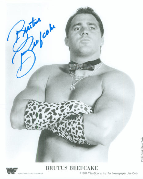 Brutus Beefcake signed 8x10 Photo