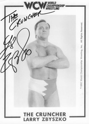 Larry Zbyszko signed 8x10 Photo