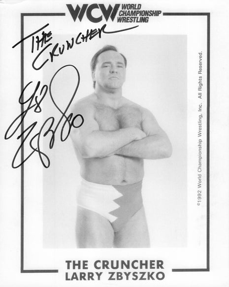 Larry Zbyszko signed 8x10 Photo