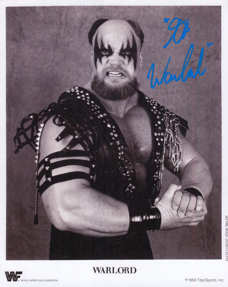 The Warlord signed 8x10 Photo
