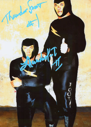 Thunderfoot #1 & Thunderfoot #2 dual signed 8x10 Photo