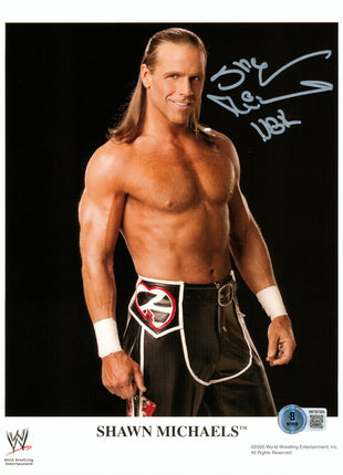 Shawn Michaels signed 8x10 Photo (w/ Beckett)