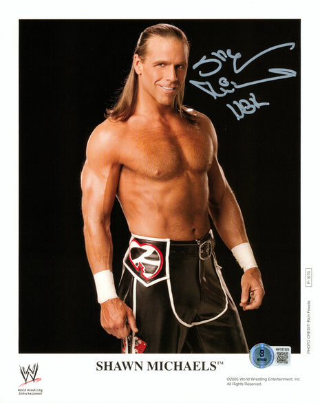 Shawn Michaels signed 8x10 Photo (w/ Beckett)