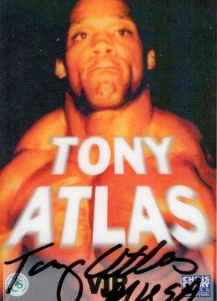 Tony Atlas signed VIP Badge