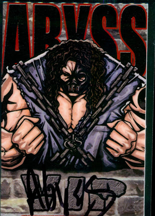Abyss signed VIP Badge
