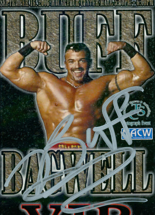 Buff Bagwell signed VIP Badge