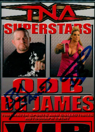 BG James & ODB dual signed VIP Badge