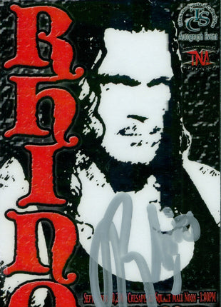 Rhino signed VIP Badge