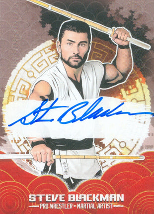Steve Blackman signed Custom Trading Card