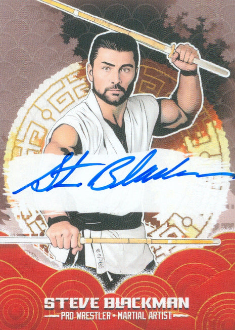 Steve Blackman signed Custom Trading Card
