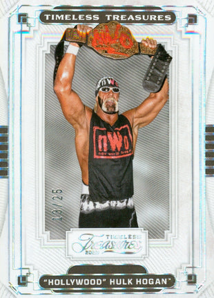 Hulk Hogan 2023 Panini Chronicles Timeless Treasures WWE Trading Card #13/25