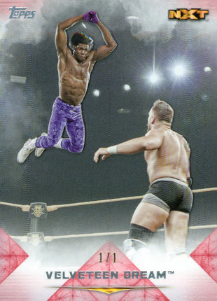 Velveteen Dream 2020 Topps WWE NXT Undisputed #1/1 Trading Card