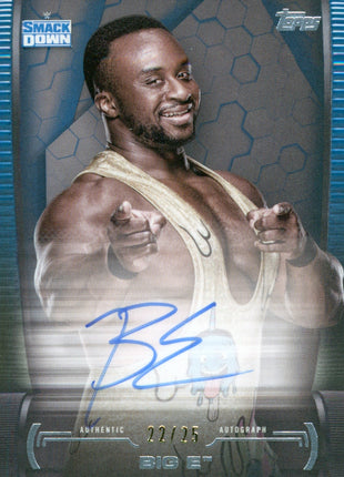 Big E signed 2021 Topps Undisputed WWE Trading Card #22/55