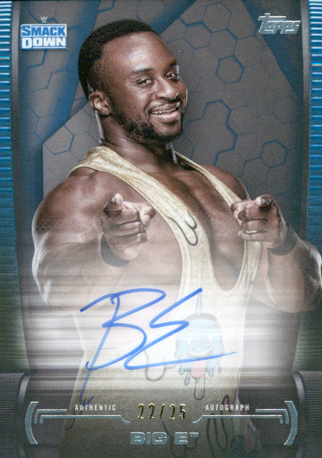 Big E signed 2021 Topps Undisputed WWE Trading Card #22/55