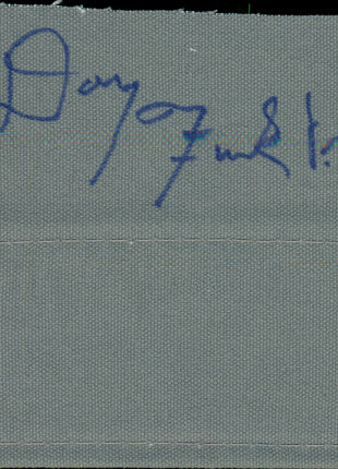 Dory Funk Jr signed Wrestling Canvas Piece (w/ PSA)