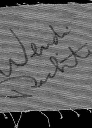 Wendi Richter signed Wrestling Canvas Piece (w/ PSA)