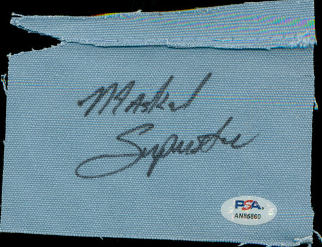 Masked Superstar signed Wrestling Canvas Piece (w/ PSA)