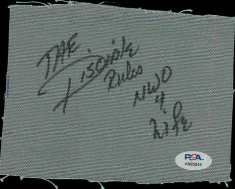 The Disciple signed Wrestling Canvas Piece (w/ PSA)