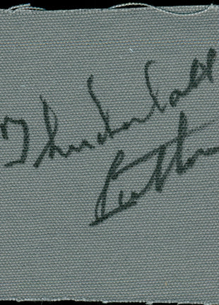 Thunderbolt Patterson signed Wrestling Canvas Piece (w/ PSA)