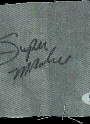 Super Machine signed Wrestling Canvas Piece (w/ PSA)
