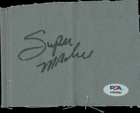 Super Machine signed Wrestling Canvas Piece (w/ PSA)