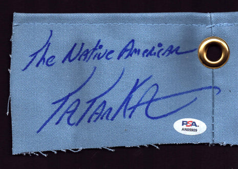 Tatanka signed Wrestling Canvas Piece (w/ PSA)