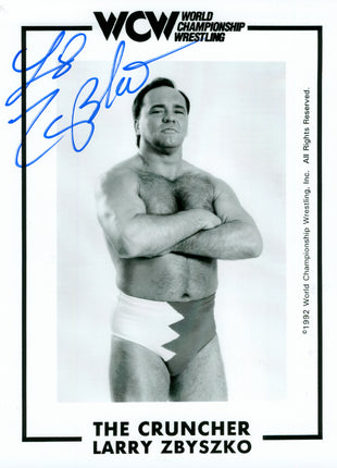 Larry Zbyszko signed 8x10 Photo