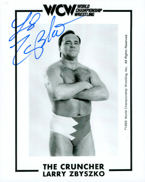 Larry Zbyszko signed 8x10 Photo