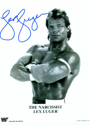 Lex Luger signed 8x10 Photo