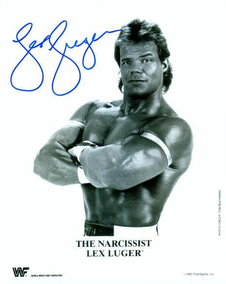 Lex Luger signed 8x10 Photo