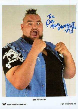 One Man Gang signed 8x10 Photo