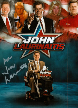 John Laurinaitis signed 8x10 Photo