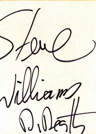 Steve Williams signed Japanese Shikishi Board