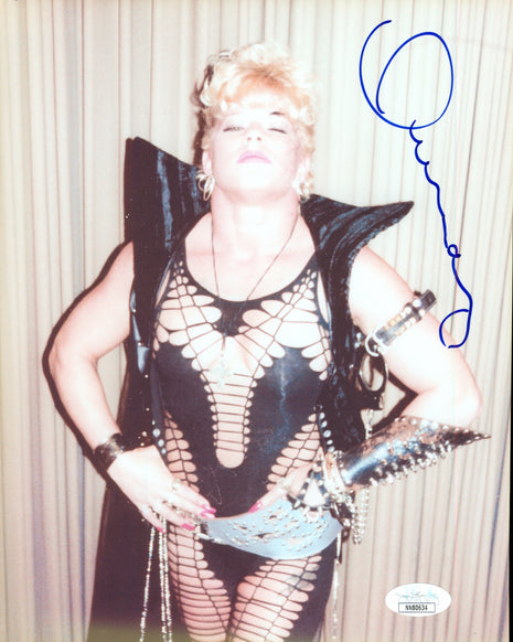 Luna Vachon signed 8x10 Photo (w/ JSA)