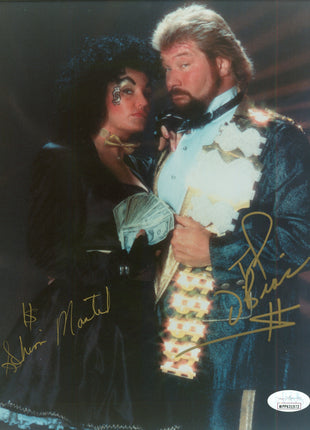 Sherri Martel & Ted DiBiase dual signed 8x10 Photo (w/ JSA)