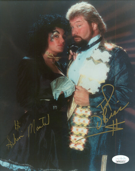 Sherri Martel & Ted DiBiase dual signed 8x10 Photo (w/ JSA)