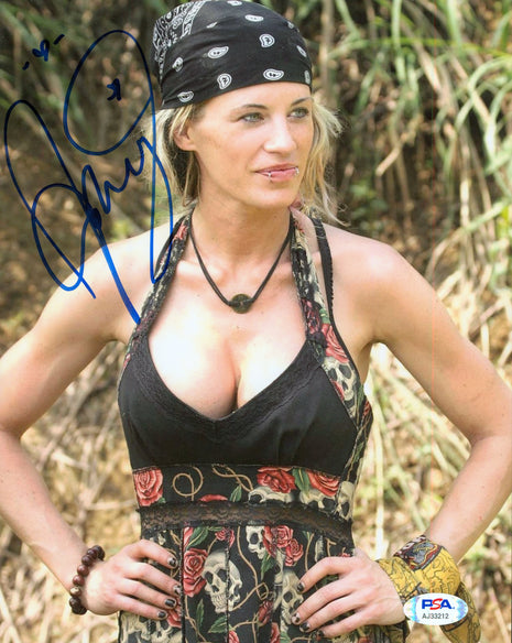 Ashley Massaro signed 8x10 Photo (w/ PSA)