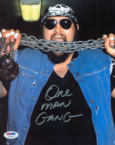 One Man Gang signed 8x10 Photo (w/ PSA)