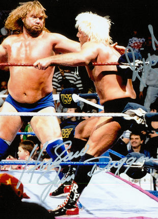 Ric Flair & Jim Duggan dual signed 8x10 Photo (w/ JSA)