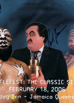 Paul Bearer & Kamala dual signed 8x10 Photo