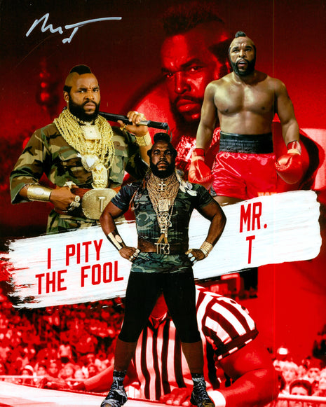 Mr T signed 8x10 Photo (w/ OfficialPix Cert)