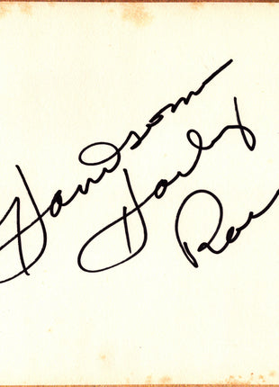 Harley Race signed Japanese Shikishi Board