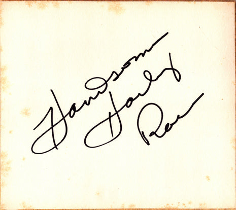 Harley Race signed Japanese Shikishi Board