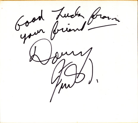 Dory Funk signed Japanese Shikishi Board
