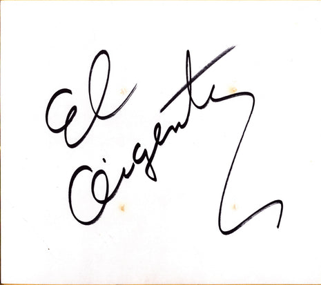 El Gigante signed Japanese Shikishi Board