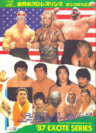 Ric Flair signed 1987 Excite Series (w/ JSA)