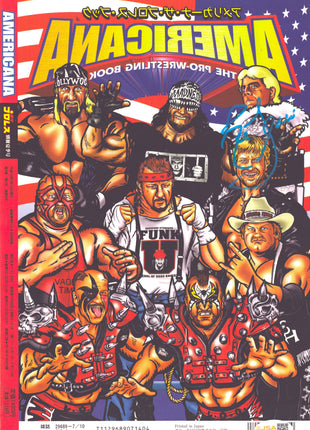 Ric Flair signed Americana Wrestling Book (w/ JSA)