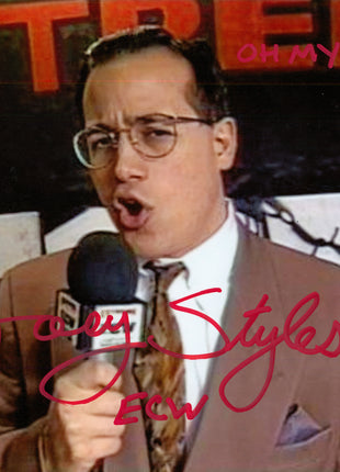 Joey Styles signed 8x10 Photo